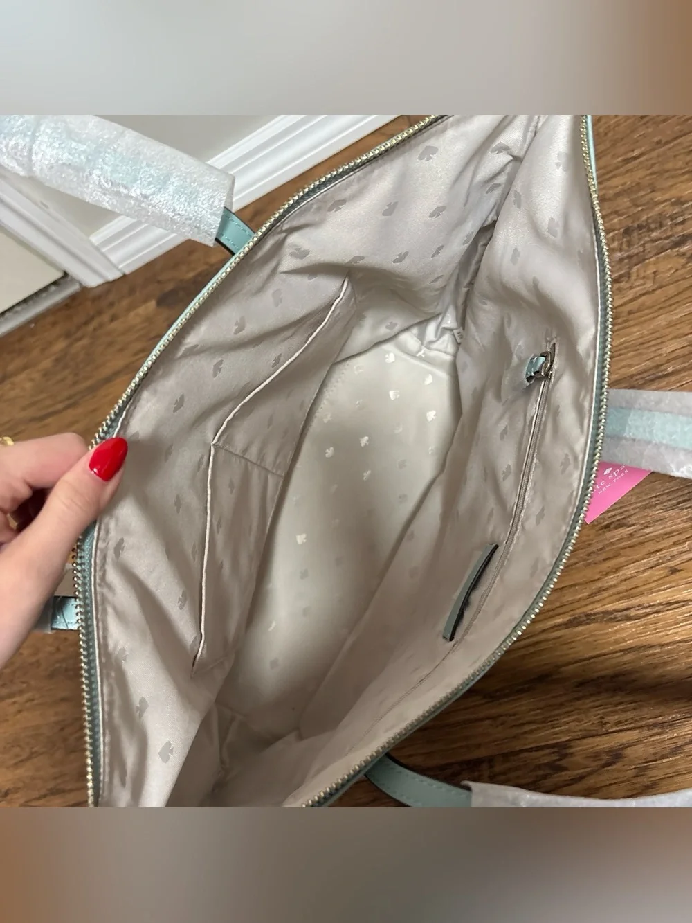 kate spade Mint Green Nylon Tote